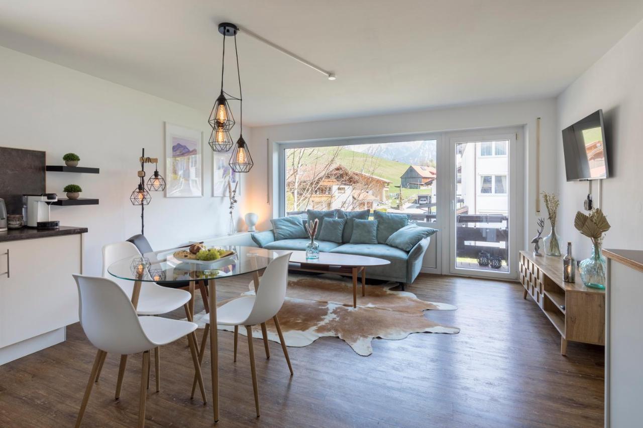 Design Apartment „Alpengluehen“ Nahe Breitachklamm Оберстдорф Экстерьер фото